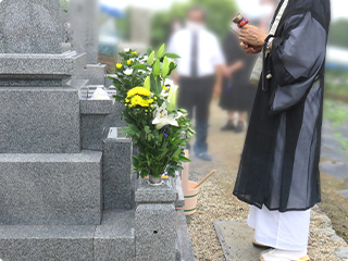 閉眼供養・お骨上げ