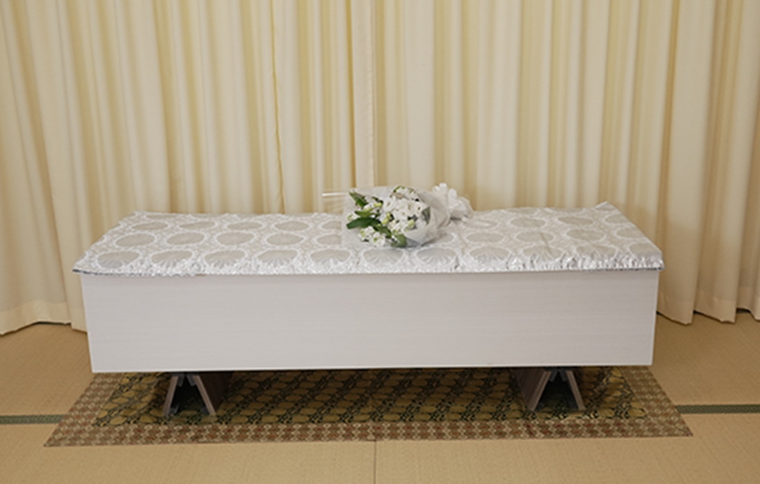 ご安置されたお棺のイメージ写真